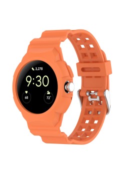 Curea pentru Google Pixel Watch / Watch 2 / Watch 3 41mm - Techsuit Watchband (W065) - Orange