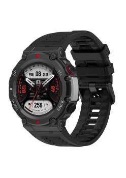 Curea pentru Amazfit T-Rex 2 / 2 Ocean Blue - Techsuit Watchband (W067) - Black