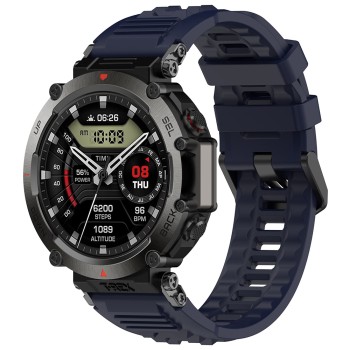 Curea pentru Amazfit T-Rex Ultra - Techsuit Watchband (W067) - Navy Blue