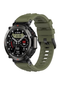 Curea pentru Amazfit T-Rex Ultra - Techsuit Watchband (W067) - Dark Green