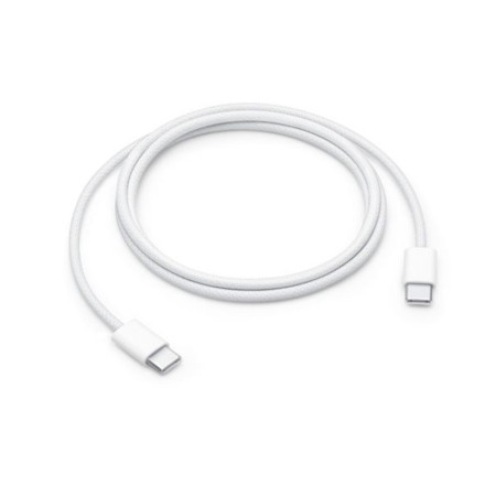Cablu de Date USB-C la USB-C, 1m, 60W, Apple MQKJ3ZM/A, White