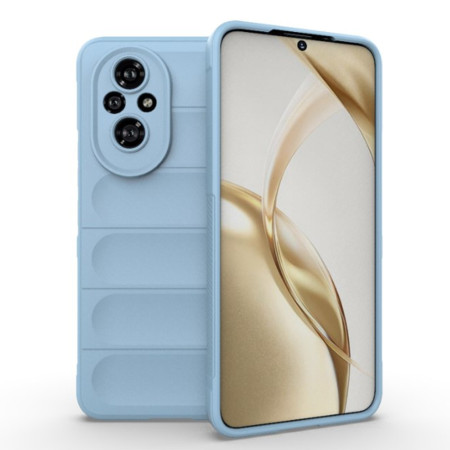 Husa Antisoc pentru Honor 200, Margini Striate, Magic Shield, Protectie Completa, Bleu