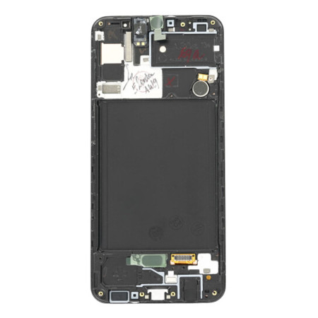 Ecran Compatibil cu Samsung Galaxy A30s (SM-A307) cu Touchscreen si Rama, Black