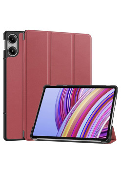 Husa Tableta pentru Xiaomi Redmi Pad Pro / Poco Pad - Microfibra, Auto Sleep/Wake, Protectie Antisoc, Red