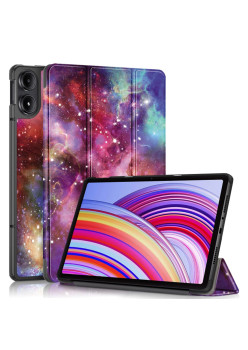 Husa Tableta pentru Xiaomi Redmi Pad Pro / Poco Pad - Microfibra, Auto Sleep/Wake, Protectie Antisoc, Galaxy
