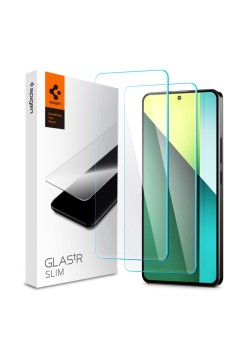 Folie pentru Xiaomi Redmi Note 13 Pro 5G / Poco X6 (set 2) - Spigen Glas.tR Slim - Clear