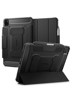 Husa pentru iPad Pro 11 (2024) - Spigen Rugged Armor Pro - Black