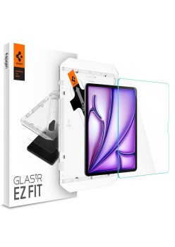 Folie pentru iPad Air 13 (2024) - Spigen Glas.TR EZ FIT - Clear