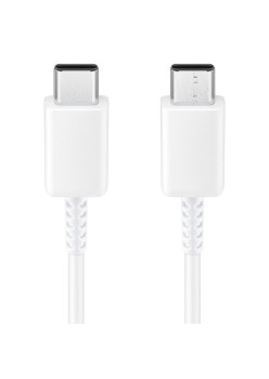 Cablu date Samsung EP-DG977BWE, Tip-C to Tip-C, 100W, 0.98m, White (Bulk Packing)