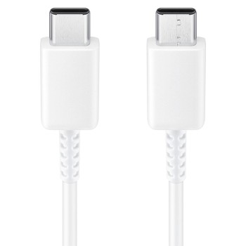 Cablu date Samsung EP-DG977BWE, Tip-C to Tip-C, 100W, 0.98m, White (Bulk Packing)