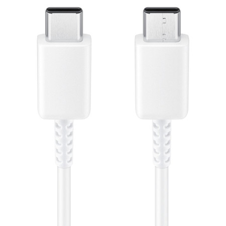 Cablu date Samsung EP-DG977BWE, Tip-C to Tip-C, 100W, 0.98m, White (Bulk Packing)
