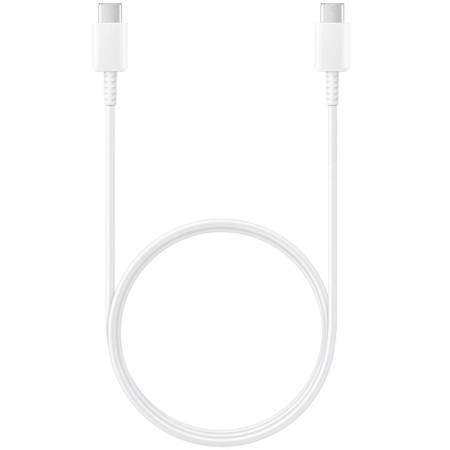 Cablu date Samsung EP-DG977BWE, Tip-C to Tip-C, 100W, 0.98m, White (Bulk Packing)