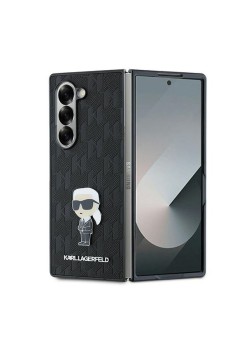 Husa pentru Samsung Galaxy Z Fold6 - Karl Lagerfeld Saffiano (KLHCZFD6SAPKINPKK) - Monogram Ikonik