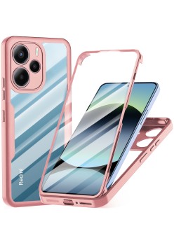 Husa pentru Xiaomi Redmi Note 14 4G - FlipCraft - Design Floral - Pink