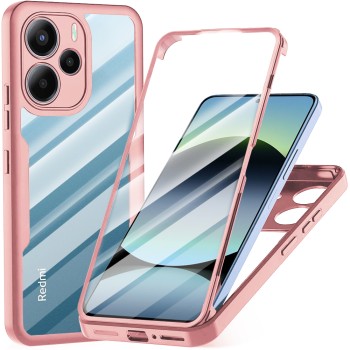 Husa pentru Xiaomi Redmi Note 14 4G - FlipCraft - Design Floral - Pink