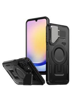Husa pentru Samsung Galaxy A25 - ArmorVault MagSafe – Protecție și Funcționalitate de Top, Negru