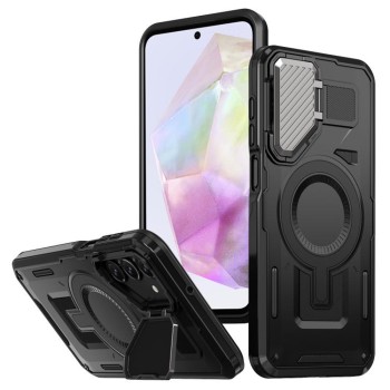 Husa pentru Samsung Galaxy A35 - ArmorVault MagSafe – Protecție și Funcționalitate de Top, Negru