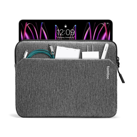 Husa Tabeta 12.9 inch, Tomtoc Sleeve, Gray