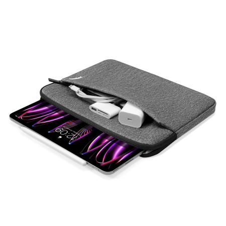 Husa Tabeta 12.9 inch, Tomtoc Sleeve, Gray