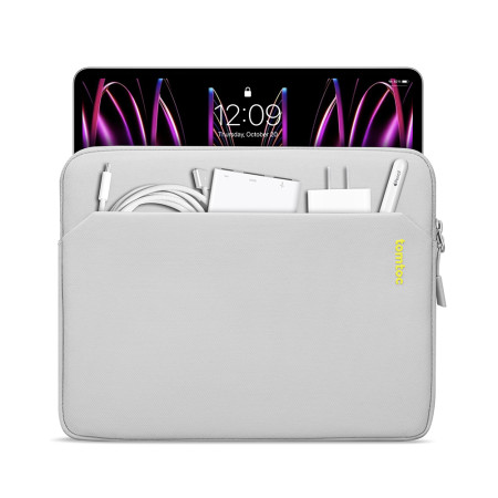 Husa Tableta 12.9 inch, Tomtoc Sleeve, Light Gray