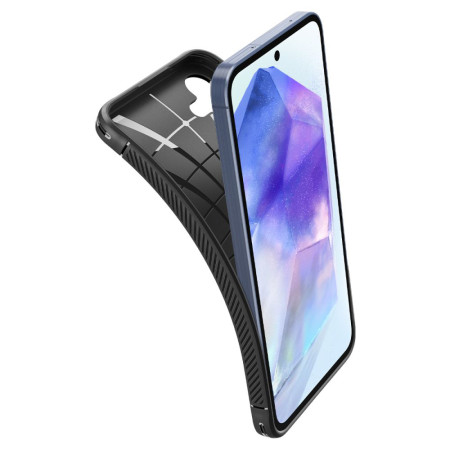 Husa pentru Samsung Galaxy A55 5G, Spigen Rugged Armor, Black
