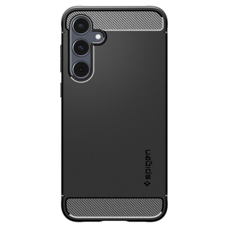 Husa pentru Samsung Galaxy A55 5G, Spigen Rugged Armor, Black