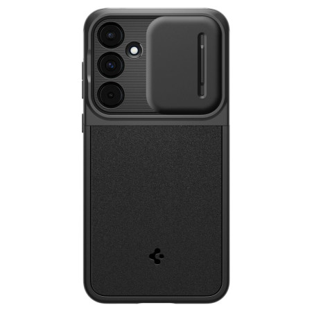Husa Samsung Galaxy A55 5G, Spigen Optik Armor, Black