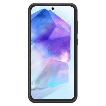 Husa Samsung Galaxy A55 5G, Spigen Optik Armor, Black