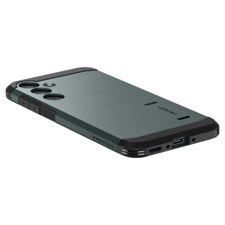 Husa pentru Samsung Galaxy A35 5G, Spigen Tough Armor, Abyss Green