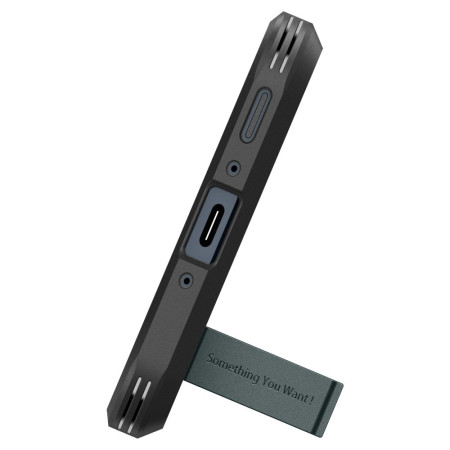 Husa pentru Samsung Galaxy A35 5G, Spigen Tough Armor, Abyss Green