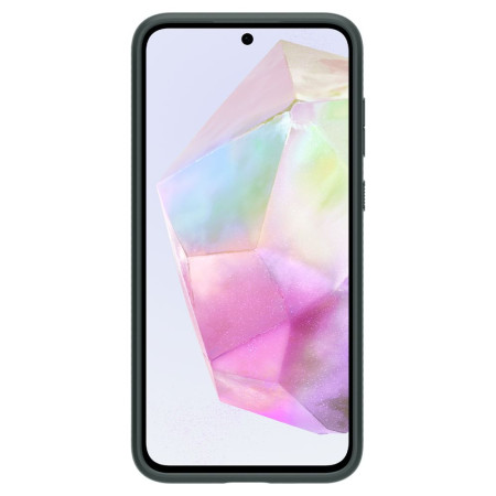 Husa pentru Samsung Galaxy A35 5G, Spigen Liquid Air, Abyss Green