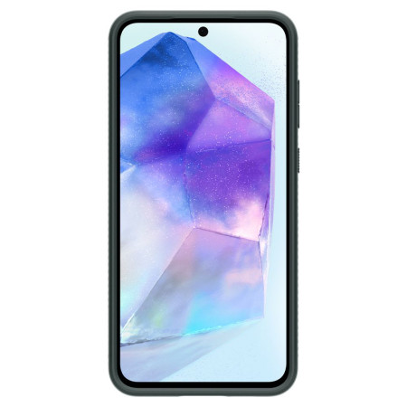 Husa pentru Samsung Galaxy A55 5G, Spigen Liquid Air, Abyss Green