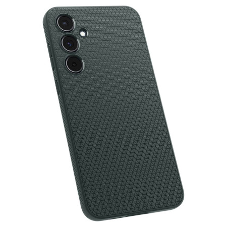 Husa pentru Samsung Galaxy A55 5G, Spigen Liquid Air, Abyss Green