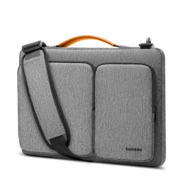 Geanta Laptop 15.6 inch, Tomtoc Defender, Gray