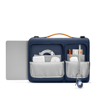 Geanta Laptop 15 inch, Tomtoc Defender, Navy Blue