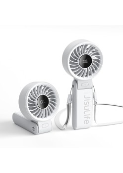 Ventilator Portabil 3600mAh cu Display Digital - JisuLife (Life7) - Grey