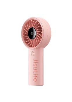 Ventilator Portabil 3600mAh cu Display Digital - JisuLife (Life4) - Pink