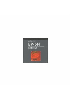 Baterie pentru Nokia 9300 / 6280 / 3250 / 9300i / 6233 / 6234 / N73 / 6151 / 6288 / N77, 1100mAh - OEM BP-6M (00097) - Black