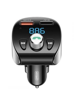 Incarcator Auto cu Modulator FM, 2 x USB, MicroSD - JoyRoom (JR-CL02) - Black