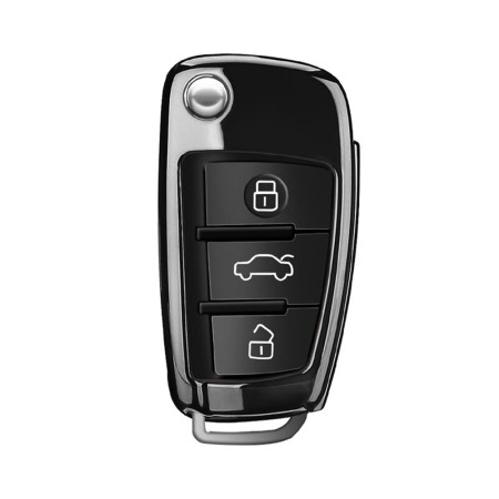 Husa pentru cheie Audi A1, A2, A3, Q2, Q3, S3 - Dux Ducis - Black