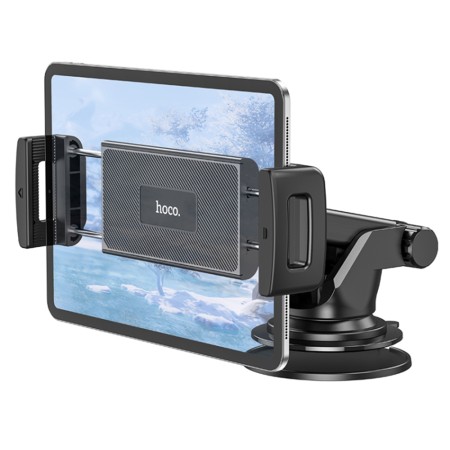 Hoco - Car Holder Prospering (CA120) - Phones and Tablets 4.7 - 10.5", for Windshield and Dashboard - Black