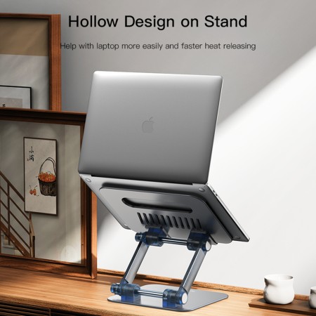 Yesido - Laptop Holder (LP04) - from Aluminium Alloy, Folding Design - Silver