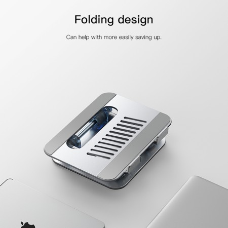 Yesido - Laptop Holder (LP04) - from Aluminium Alloy, Folding Design - Silver