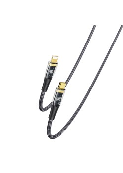 Yesido - Data Cable (CA101) - Type-C to Lightning, 20W, 480Mbps, 1.2m - Black