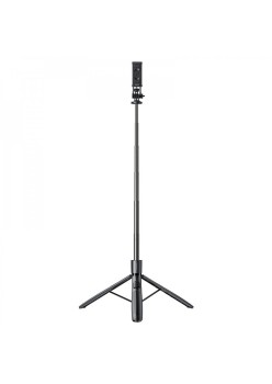 Yesido - Selfie Stick (SF13) - Stable, Adjustable, 360° Rotation, Remote Controller, Screw 1/4 Compatible - Black