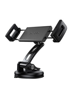 Yesido - Car Holder (C171) - Clamp Grip, Tablet, Phones 4.7 - 12", for Dashboard, Windshield - Black