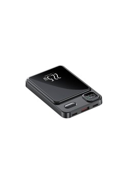 Baterie Externa MagSafe 10000mAh - Techsuit Wireless MagSafe Power Bank (PB-WM1) - Black
