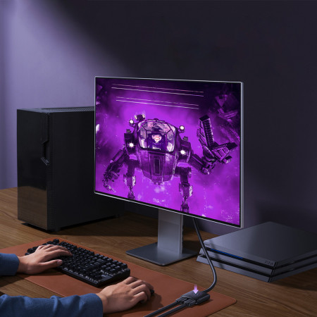 Adaptor HDMI la 2x HDMI, 4Kat60Hz Baseus, Black
