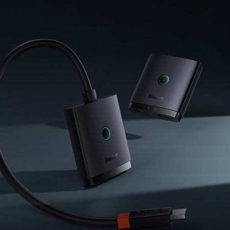 Adaptor HDMI la 2x HDMI, 4Kat60Hz Baseus, Black