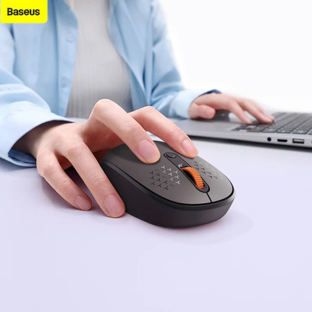 Mouse Wireless Baseus Bluetooth 5.0 F01A Frosted, Gray